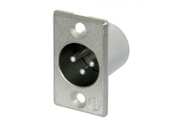 Neutrik Ficha XLR Macho 3 Pinos Neutrik Ficha XLR Macho 3 Pinos